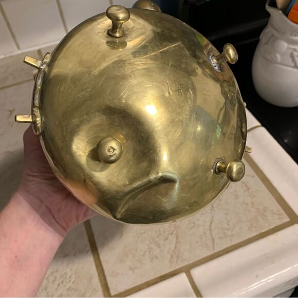 Antique James Clews Birmingham JCB brass tea pot Toddy kettle with stand - Picture 10 of 13